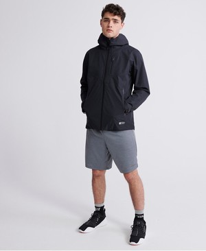 Superdry Training Waterproof Férfi Kabát Fekete | VZABI0723